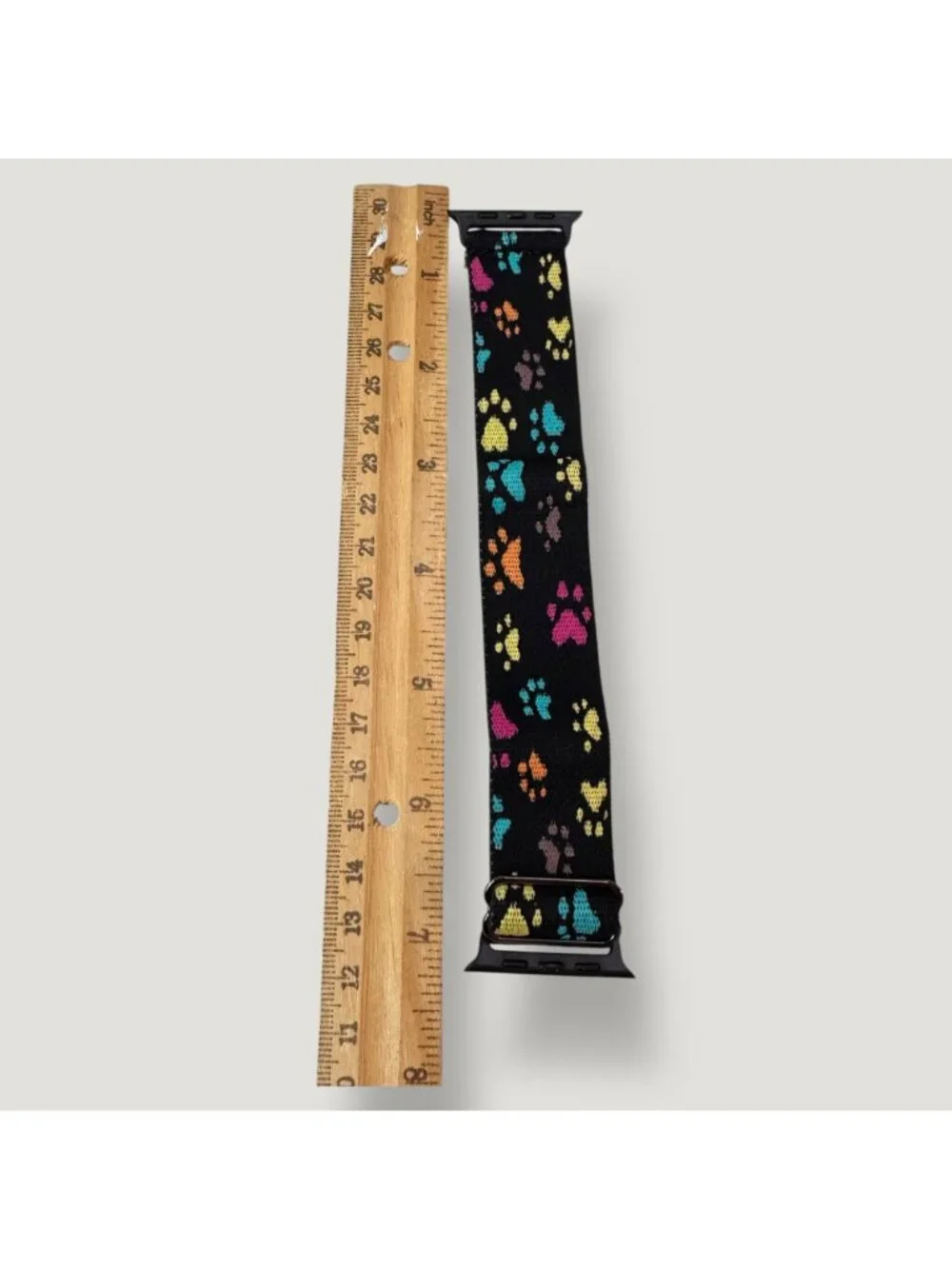 Colorful Woven Paw Print Watch Band For 44/45/46/49MM Apple Watch, NIB